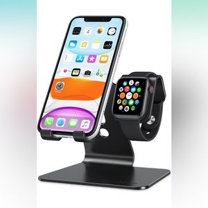 2 in 1 Universal Desktop Stand Holder for iPhone and Apple Watch